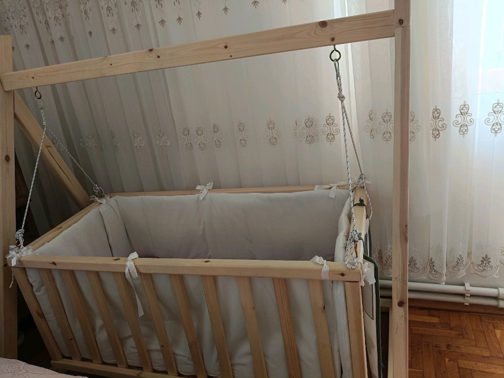 Ahşap Hamak Beşik - 2