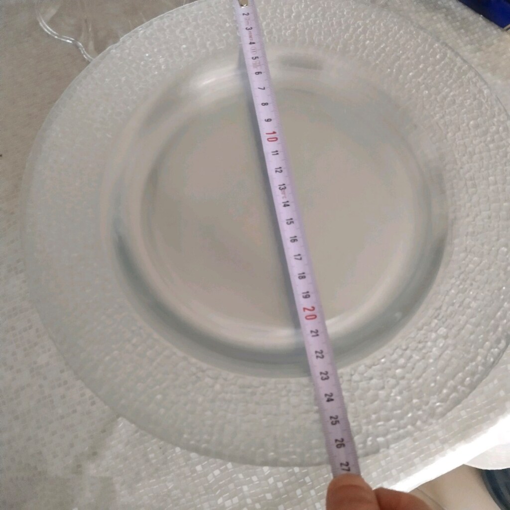 Tabak-Cam servis tabağı 11 adet (27 cm) - 5