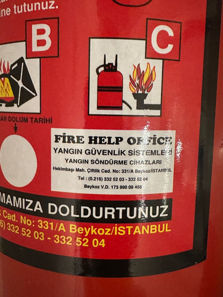 Yangın Söndürme Tüpü - 2