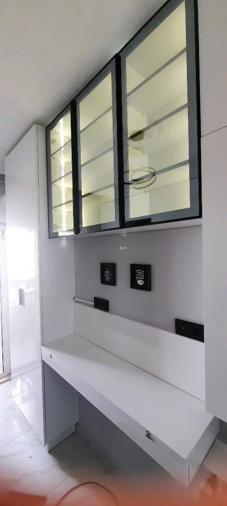 Mdf kasa ledli Reflekte camlı profi kasalı siyah aliminyum 3 kapaklı - 3
