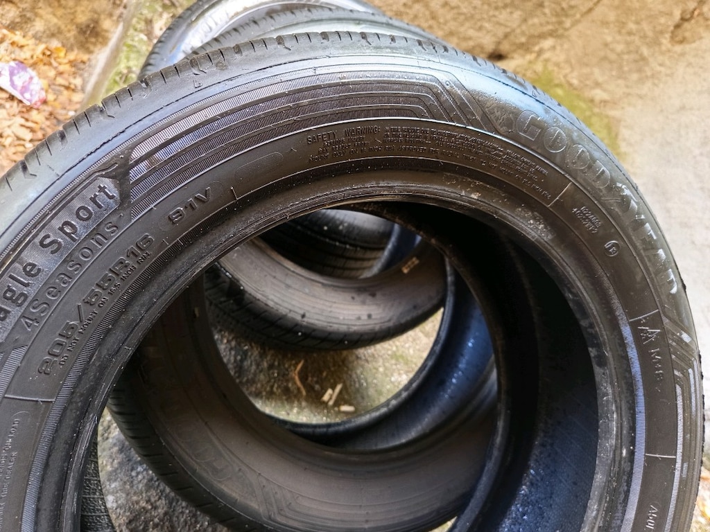 205/55/16 Goodyear 2022 dört mevsim yeni gibi takim fiyatıdır - 5