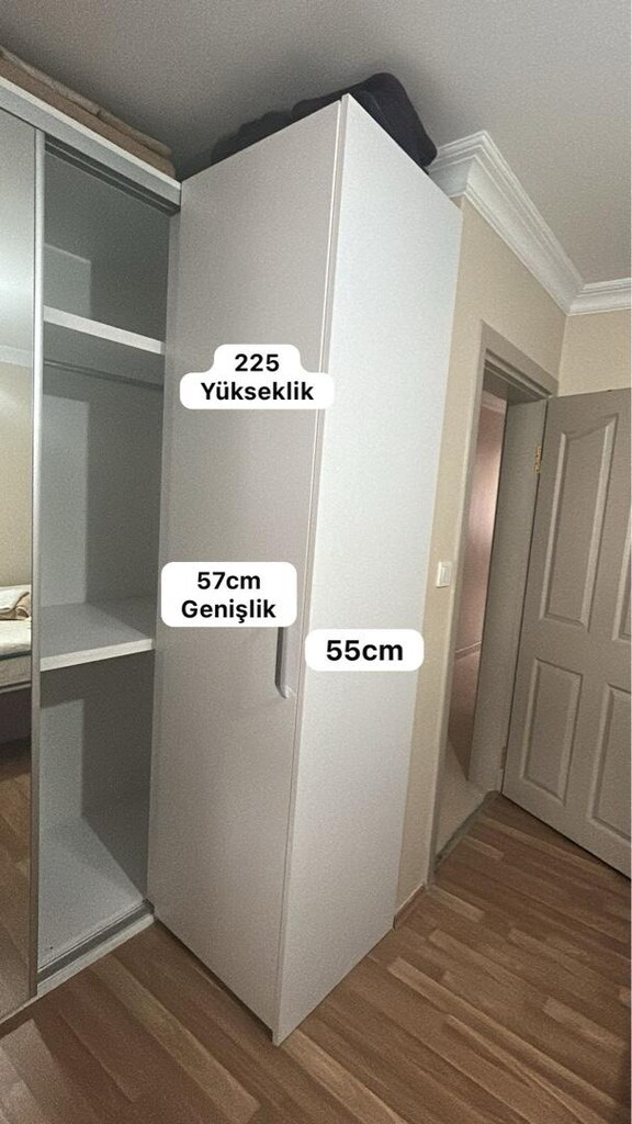 2 sürgülü 1 kapaklı köşe dolap - 8