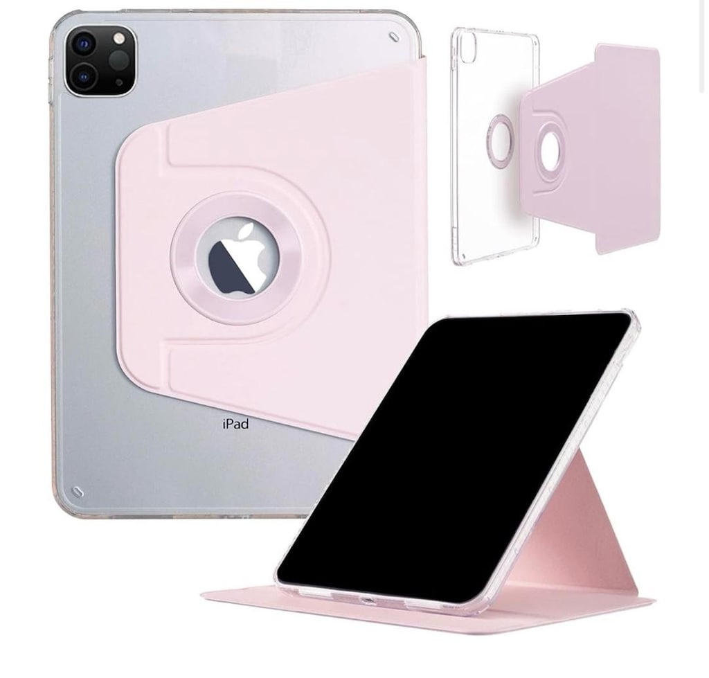 İPad Air 6. 7. Nesil 13 İnç Uyumlu Kılıf Pembe