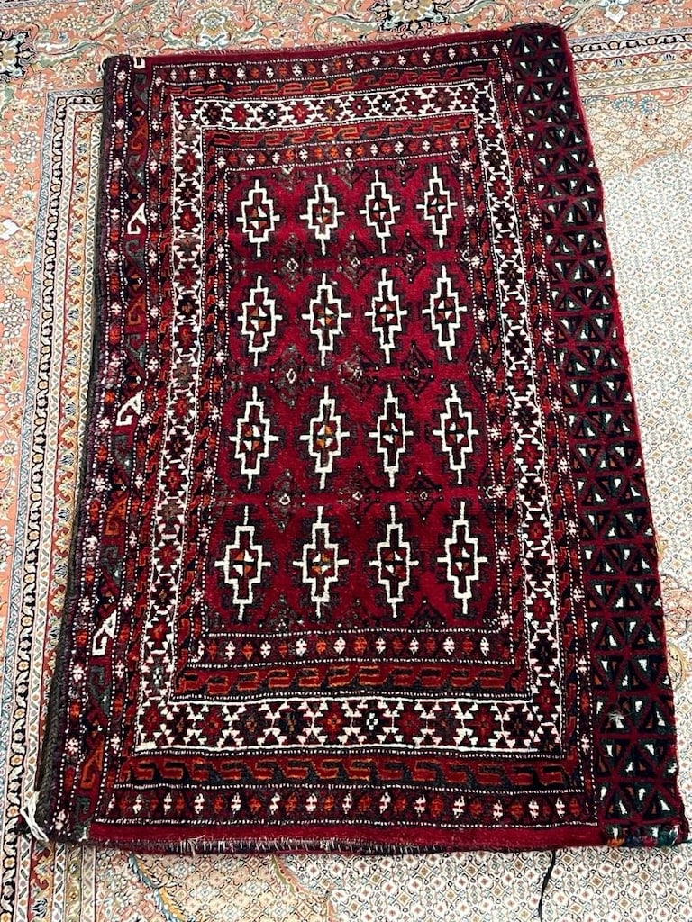El dokuma heybe halı - 6