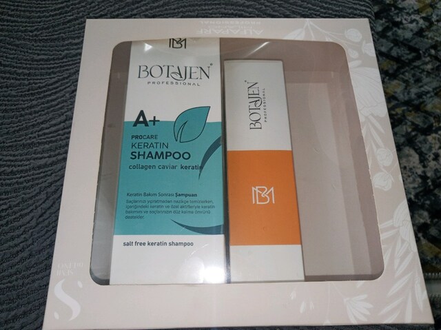 botajen professional şampuan ve saç şekillendirici Krem paket açılmadı