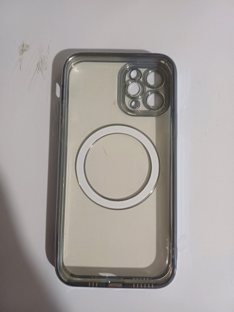 Gri Parlak Modern Telefon Kılıfı - 2