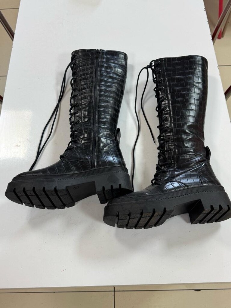 uzun boğazlı siyah bot - 2