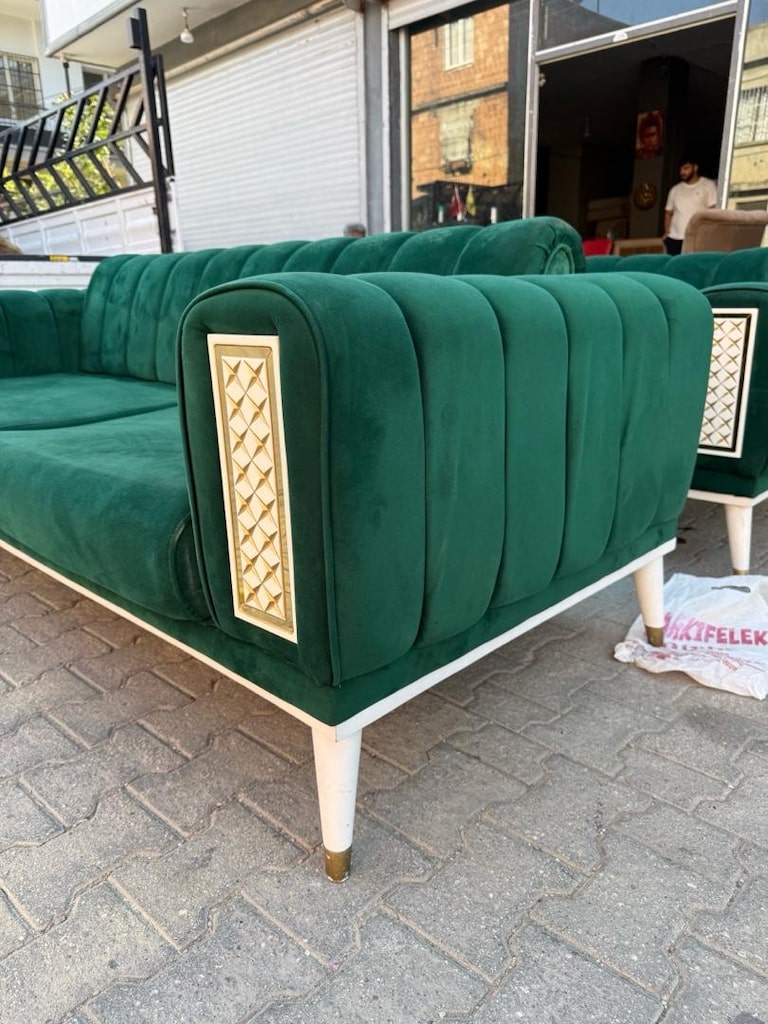koltuk takımı 2adet 3lü eve teslim - 4