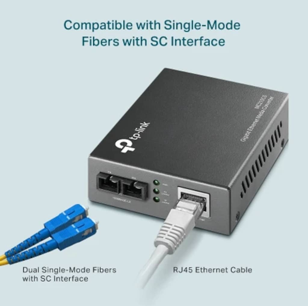 TP-Link MC210CS(UN) Gigabit Ethernet Medya Dönüştürücü ver 4.0 SIFIR - 6