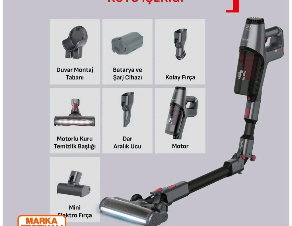 Tefal şarjlı süpürge - 9