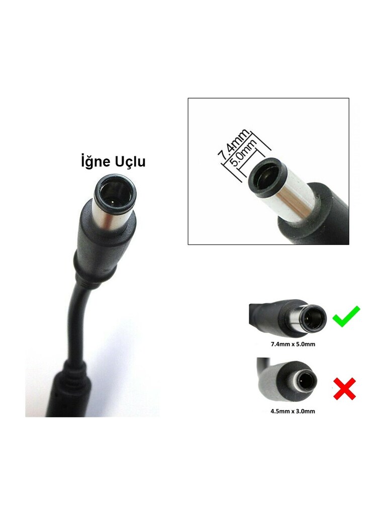 DELL 19.5 VOLT 4.62 AMPER İĞNE UÇ ORJINAL ADAPTÖR - 2