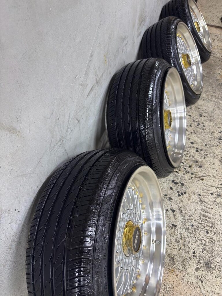 4x100 BBS RS1 RS2 DÖNÜŞÜMLÜ SIFIR LASTİKLİ JANT LASTİK TAKIMI - 9