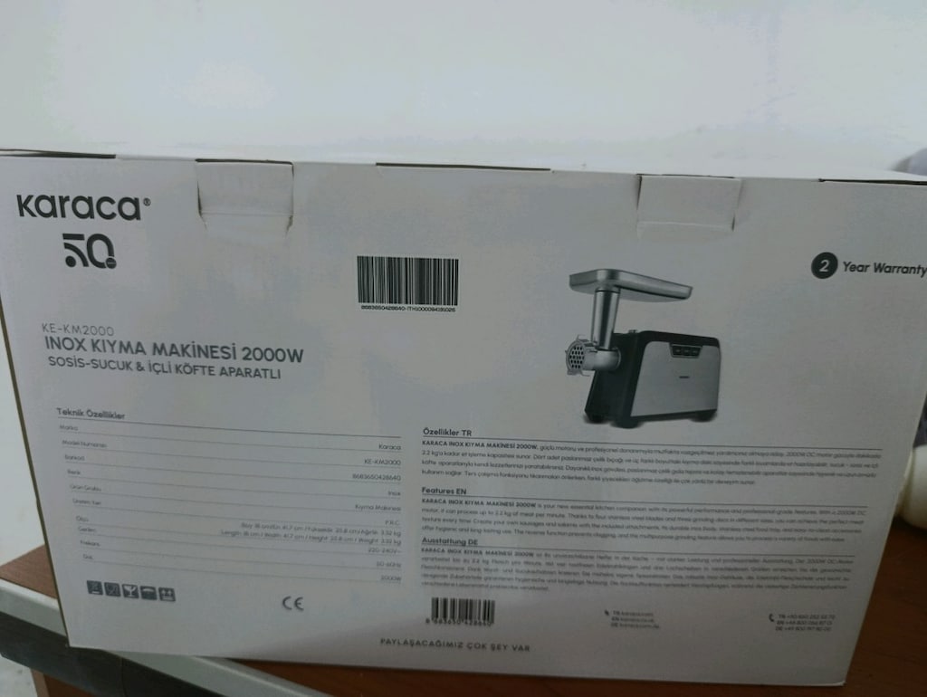 Karaca kıyma makinası - 8