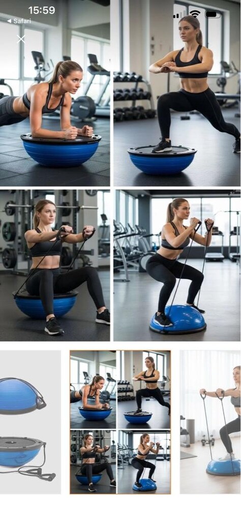 Bosu Topu - Denge Pilates Fizyoterapi Topu
