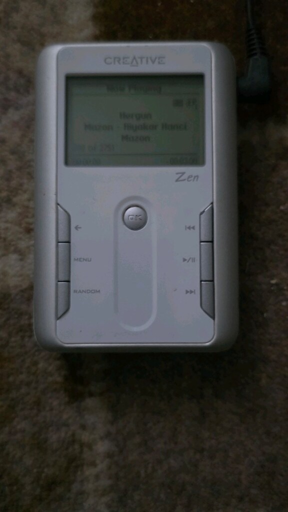 Creative Zen Touch 20gb mp3 çalar - 2