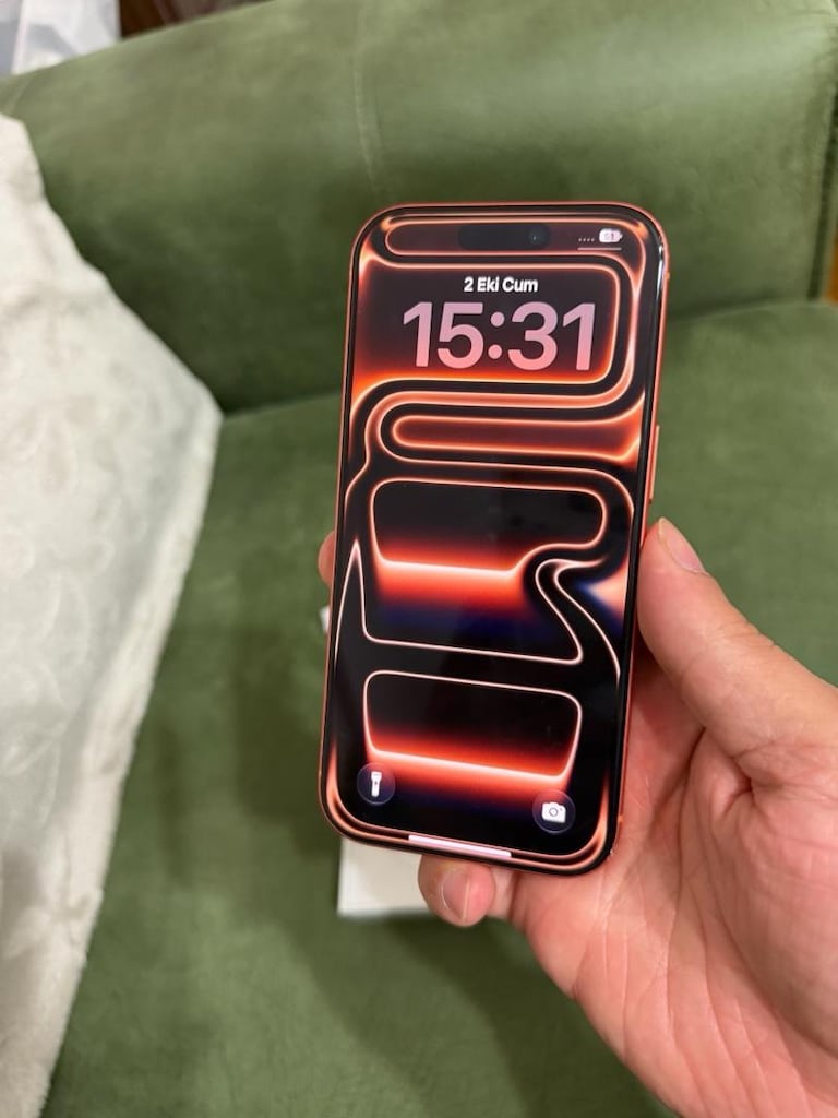 iphone 17pro (18 ay garantili pil 100) - 10