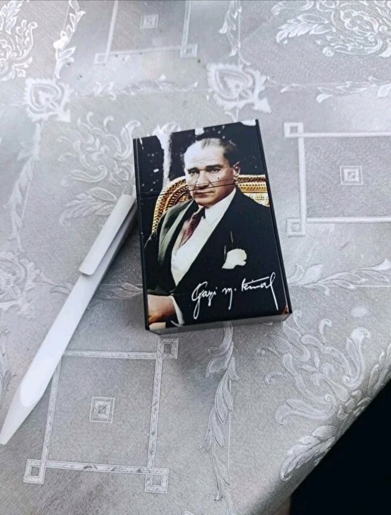 Atatürk Desenli Sigara Kutusu - 3
