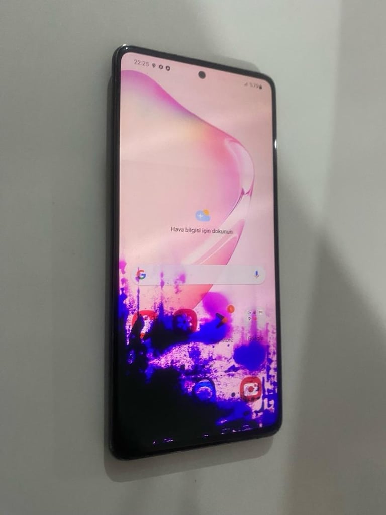 Samsung not 10 Lite ekran lekeli aktif çalışıyor tr cihazı - 3