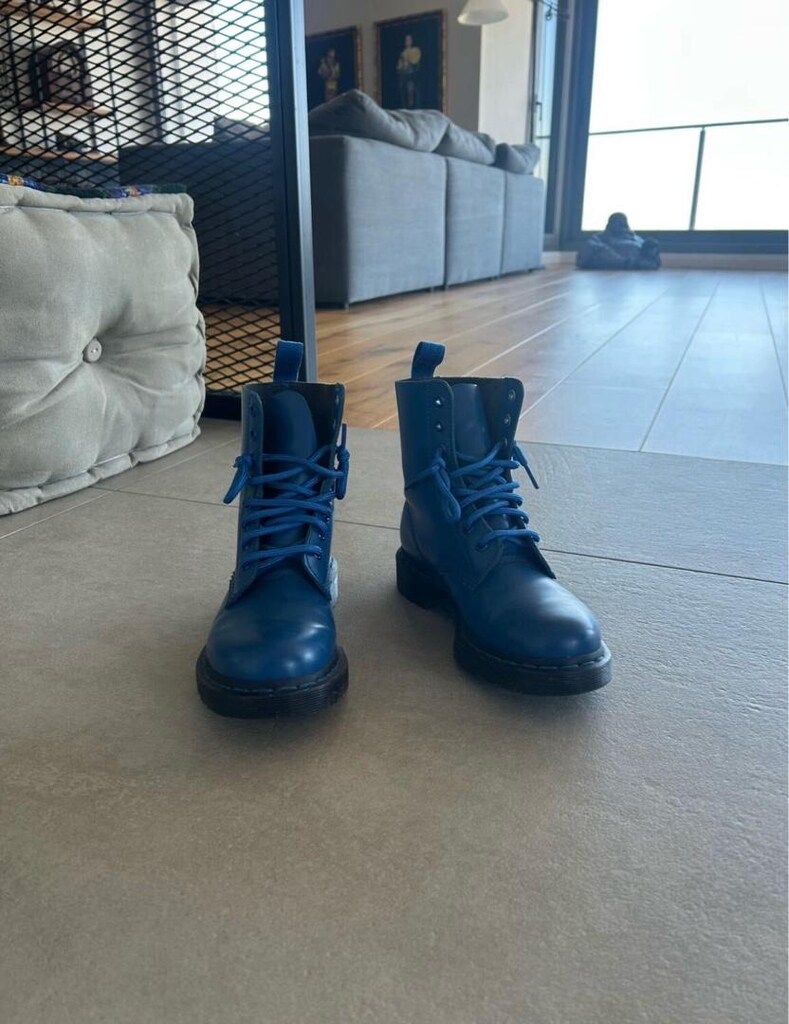 Dr martens 37 numara mavi bot