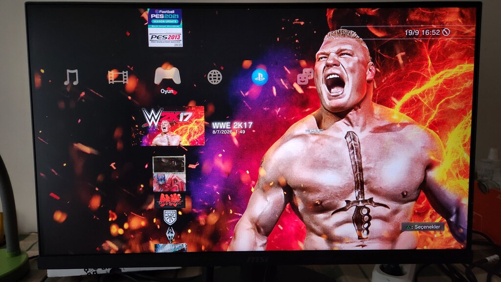 PS3 Slim 500 GB, 43 Popüler Oyunlu, Çift Kollu Sorunsuz Tertemiz - 20