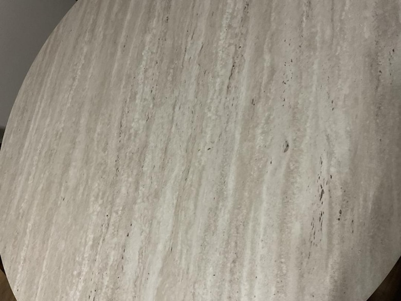 Holzwelt Masif Ahşap Hazeranlı Yuvarlak Yemek Masası Takımı - 2