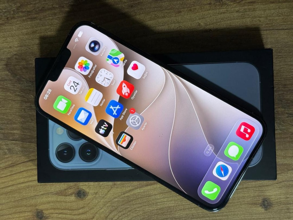 İPHONE 13 PRO MAX 128 GB MAVİ RENK YURTİÇİ PİL SAĞLIĞI 78 - 8