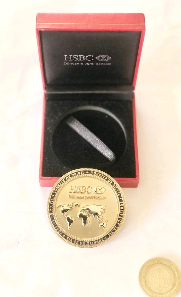 Altın Kaplama HCBS bank Türkiye 20YILI KUTULU - 4