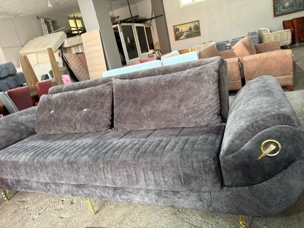 koltuk takımı 3adet 3lü eve teslim altı sandıklı - 6