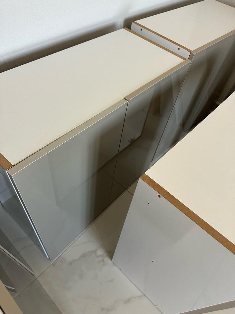 mdf mutfak dolabı kapaklı 4 adet sıfır gibi - 3