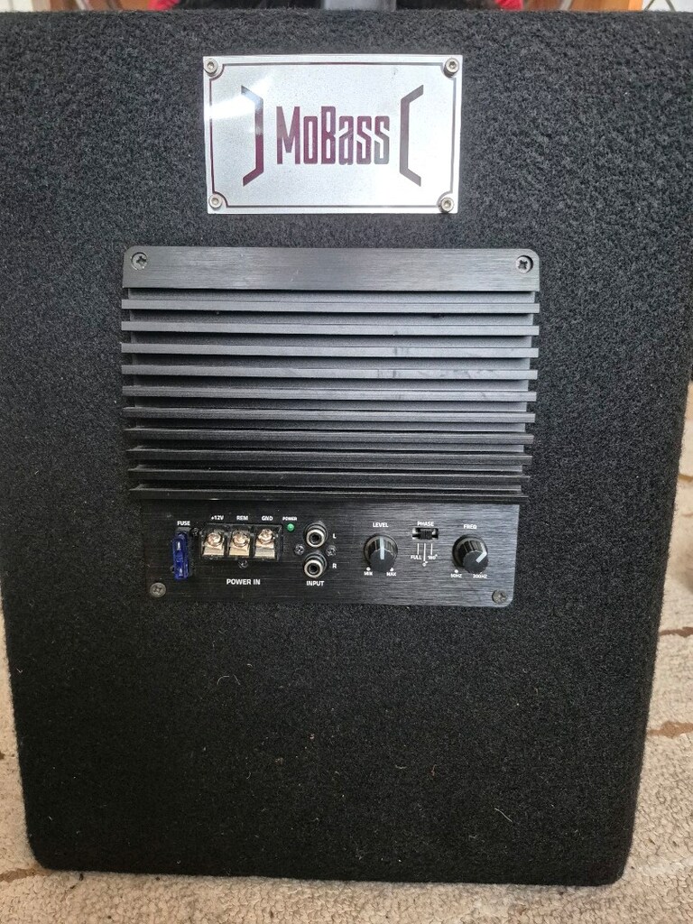 Mobass kendinden amfili 600w 300rms 20cm bass - 2