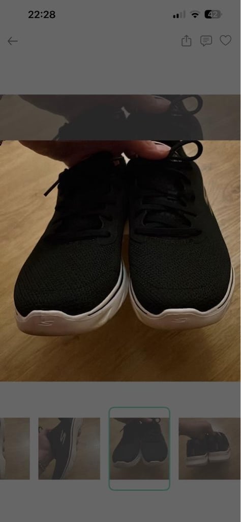 Skechers Siyah Spor Ayakkabı - 4