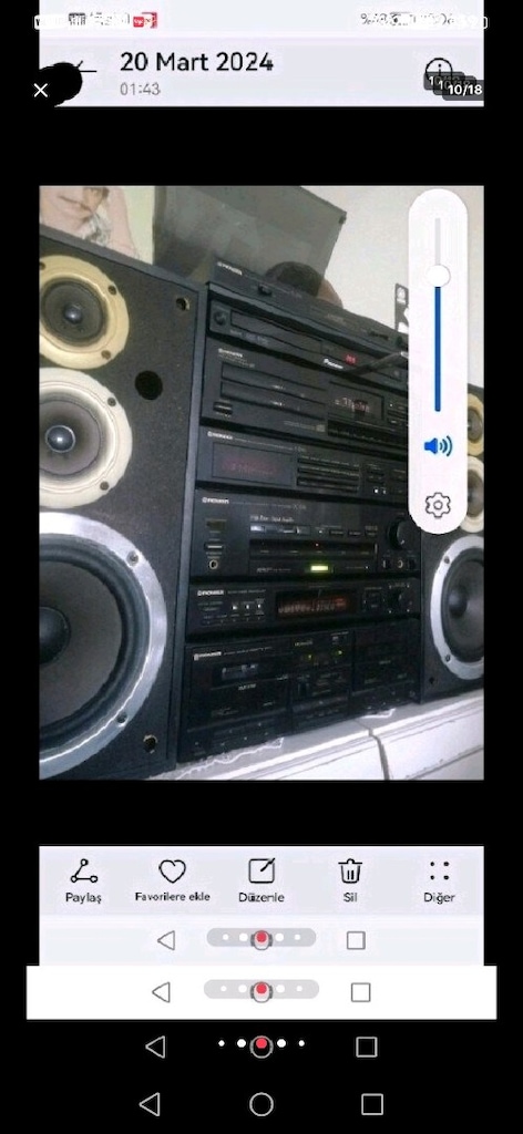 PIONEER MUZIK SETI FULL USBLI DVDLİ AUXLU 240VAT KOLONLAR KUMANDALI. - 16