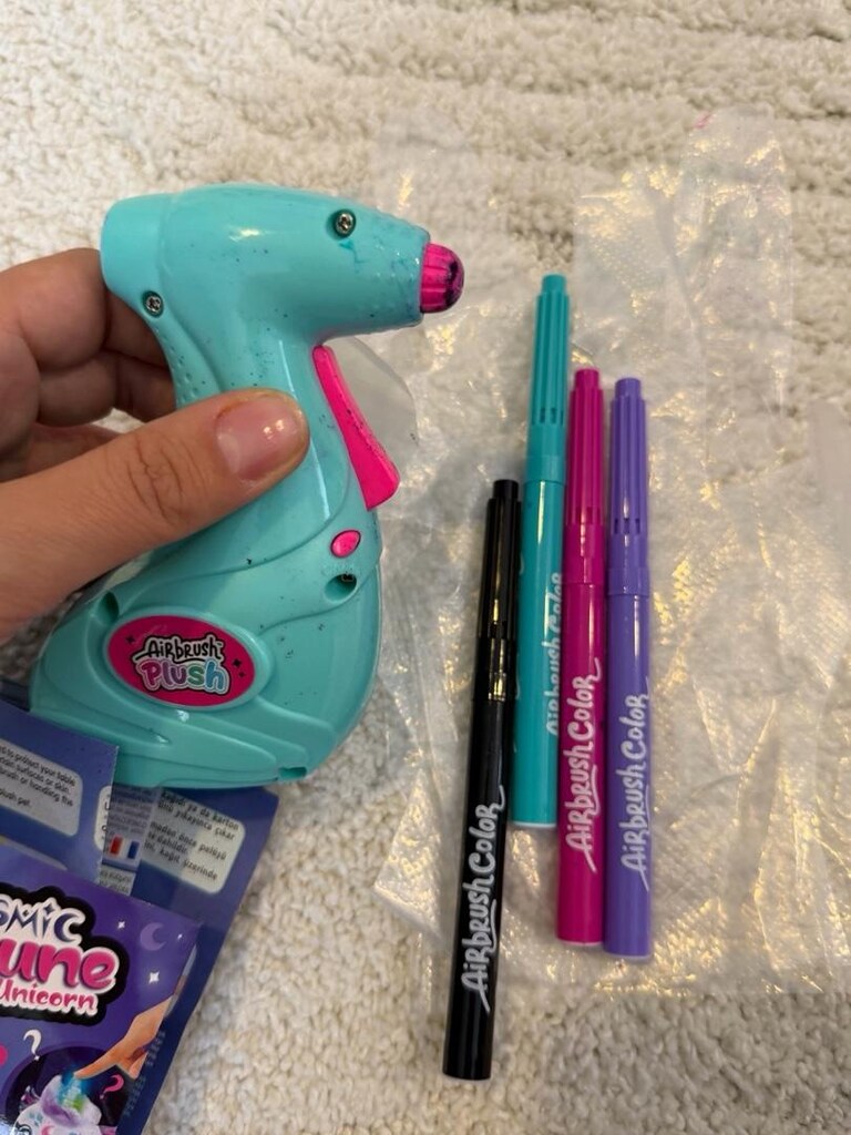 airbrush plush unicorn cosmic - 4