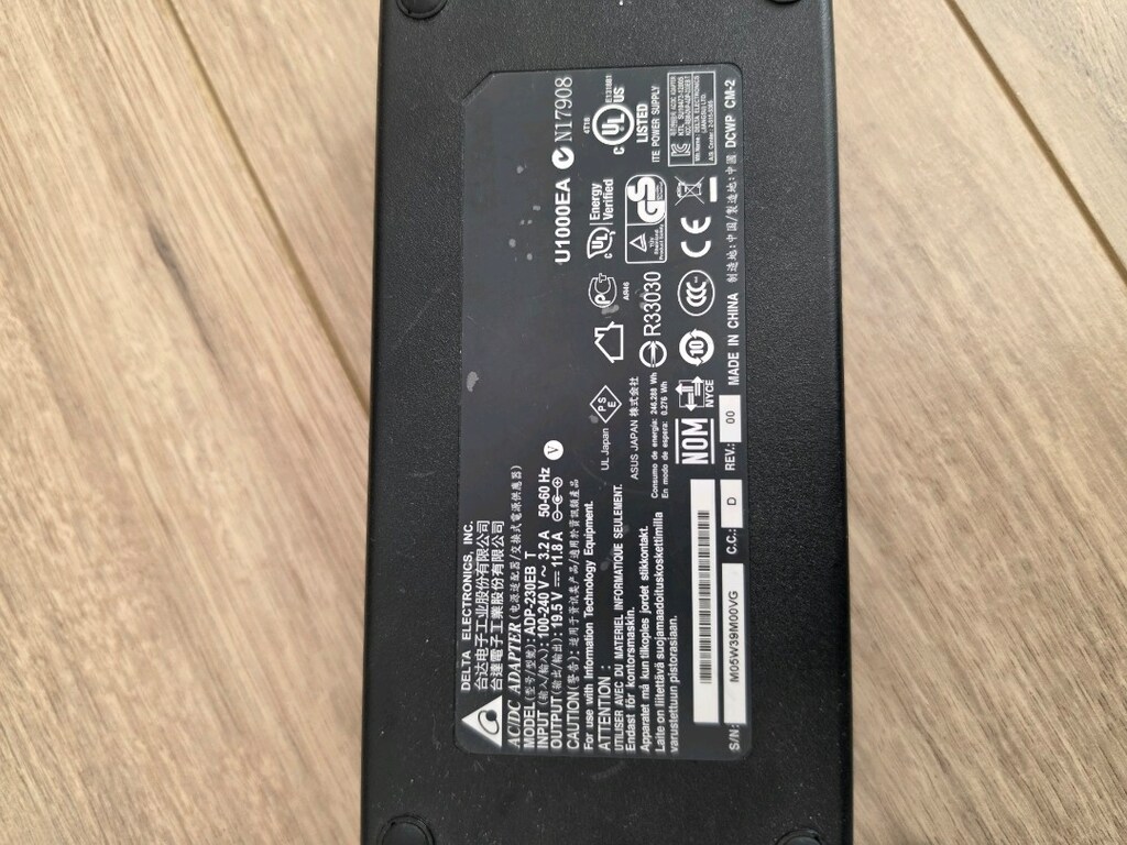 Orijinal Asus ROG/TUF 230W Şarj Adaptörü