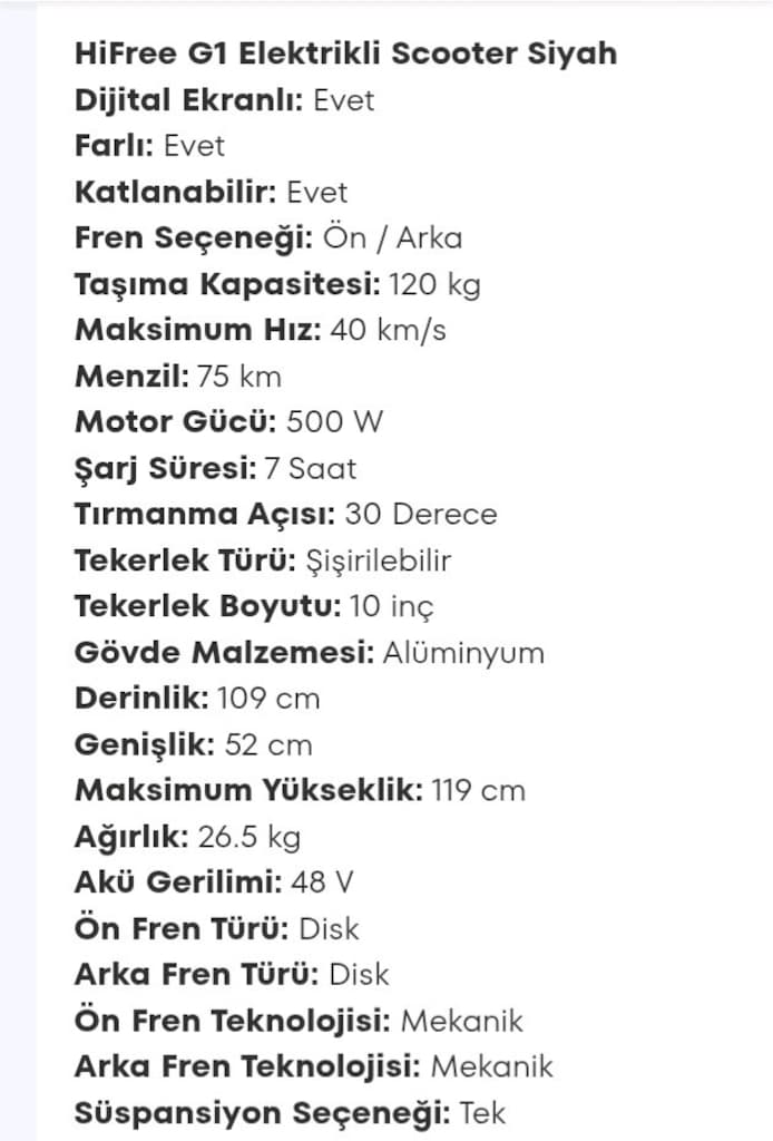 HiFree temiz sorunsuz scooter - 3