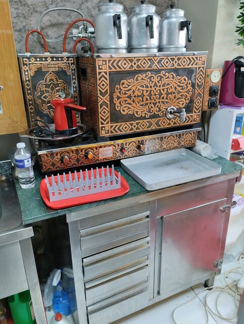 şelale marka çay semaveri çay kazano3 gözlü