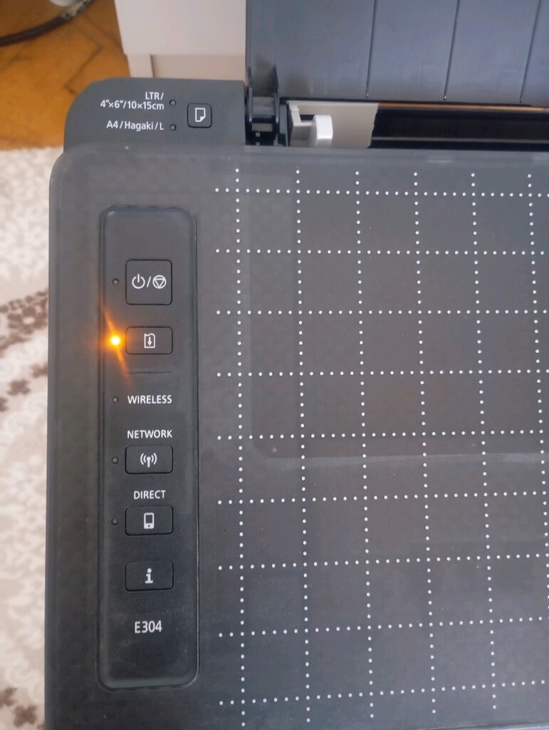 Canon Pixma E304 Kablosuz Yazıcı Tarayıcı çalışıyor durum bilinmiyor - 5