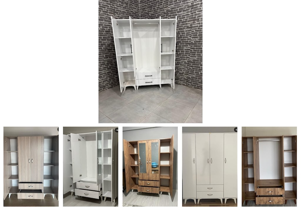 4 kapaklı elbise dolabı nmomsewmzp - 6