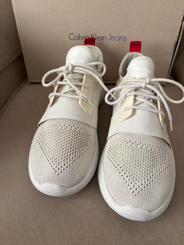 Calvin klein ayakkabı beyaz 43 numara - 6