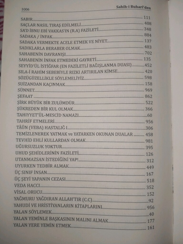 Dini kitap Sahihi Buhariden Vaazlar Hadisi şerif ler kitabı - 9