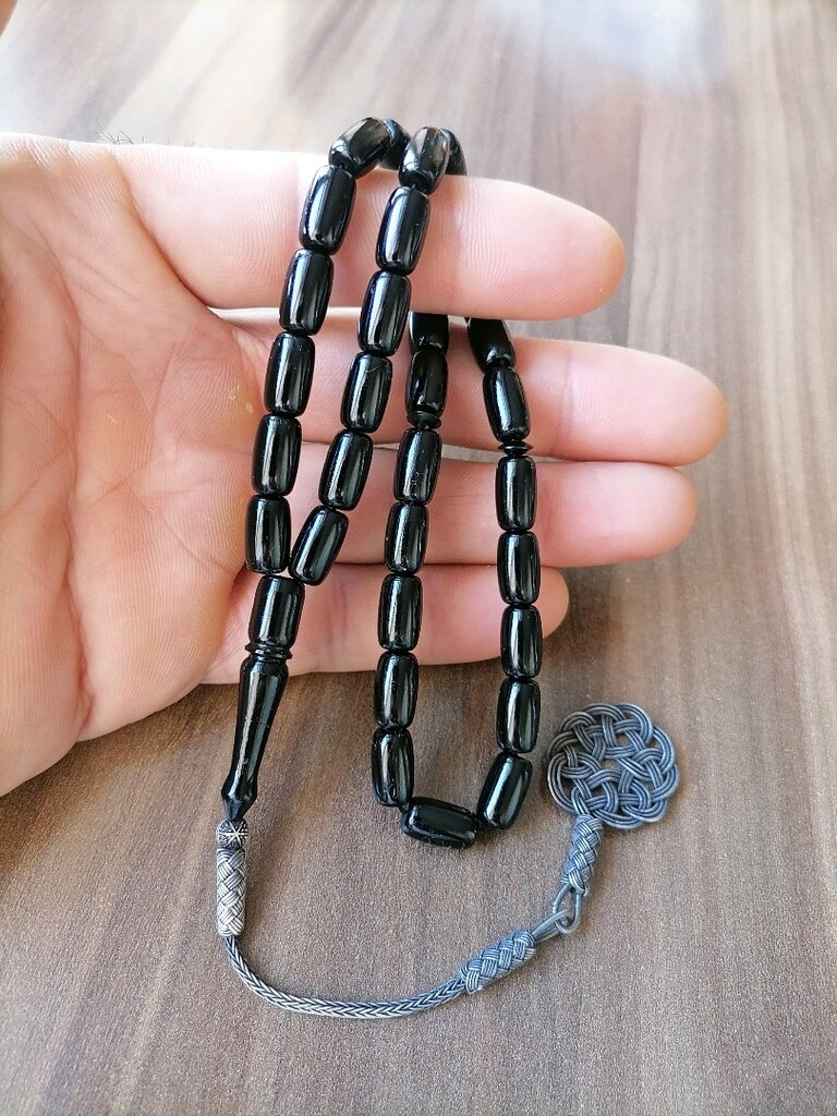 Sıkma Kehribar Tesbih - 3