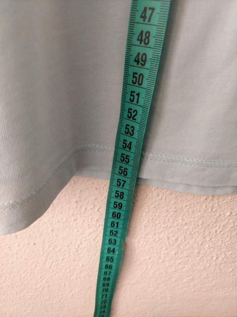 Trendy Açık Mavi resim Baskılı Tişört - 12