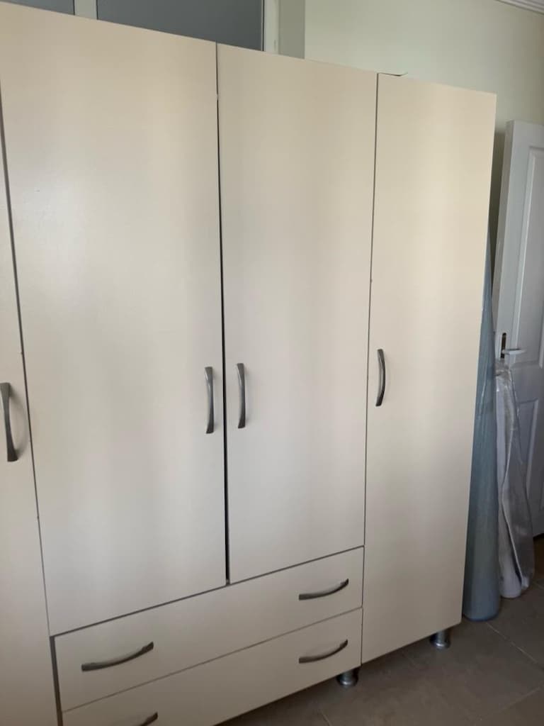 elbise dolabı sağlam mdf 2ci el eve teslim - 3