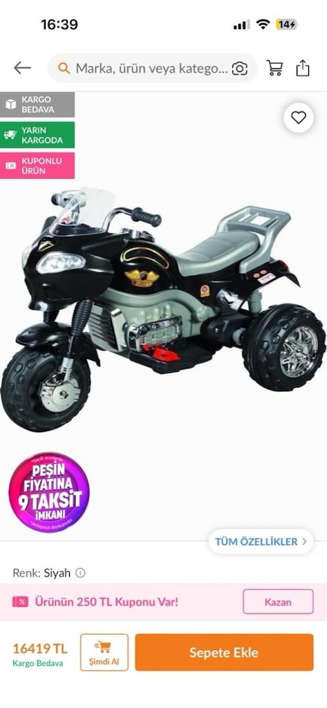 akülü motor