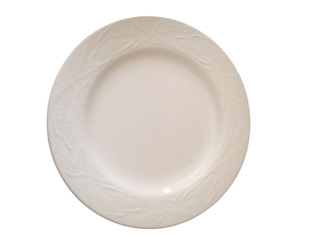 PORSELEN TABAK SETİ 6 ADET BEYAZ RENKLİ 26x26x2cm - 3