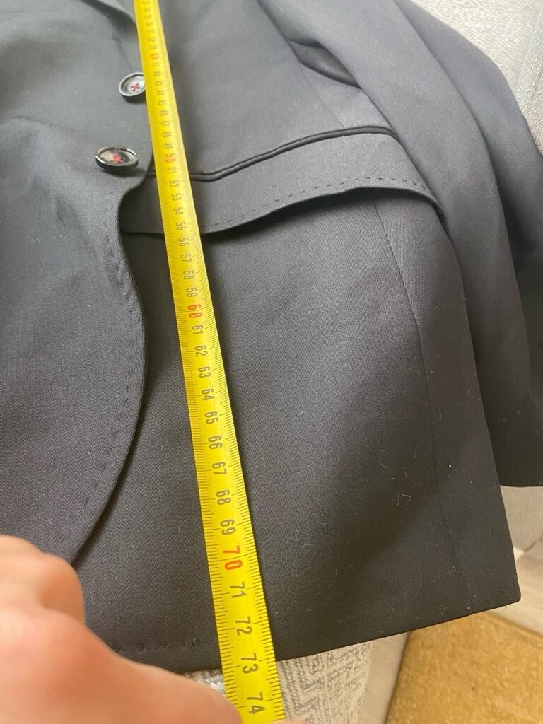 Sarar markalı Erkek Siyah Düğmeli Ceket - 4
