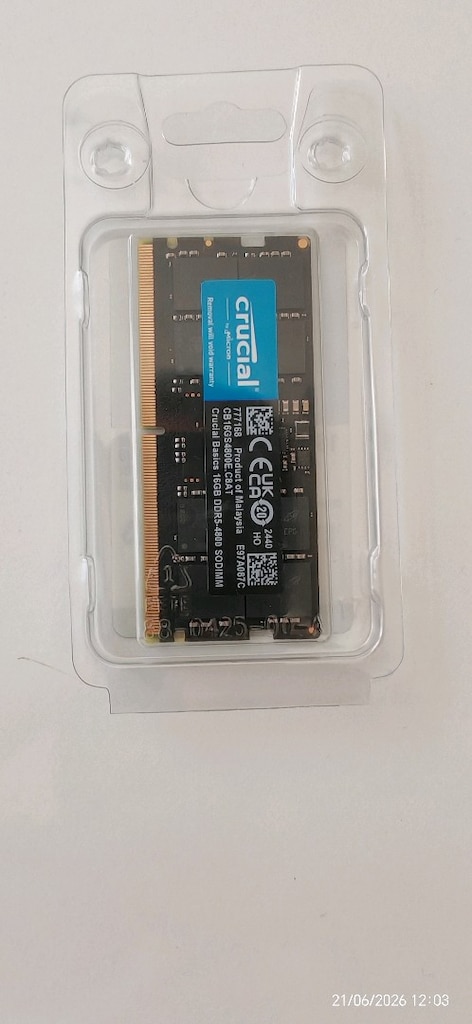 crucial ddr5 16GB ram 4800 Mhz - 2