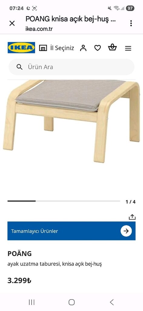 ikea poang tabure ayak uzatma - 3