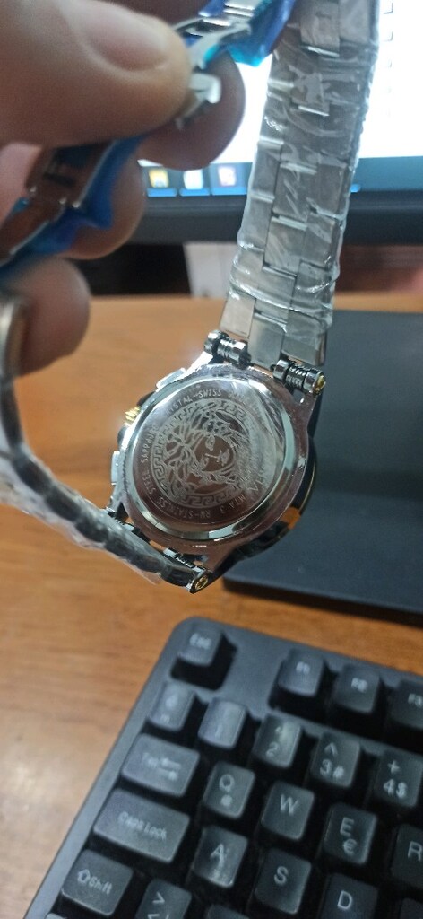 Versace fonksiyonlu pilli kol saati - 10