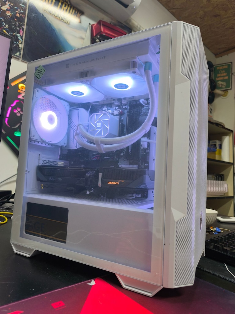 DDR5 Ryzen 5 7500F-16GB-1 TB-RX 9060XT 16 GB - FULL SETUP - 7